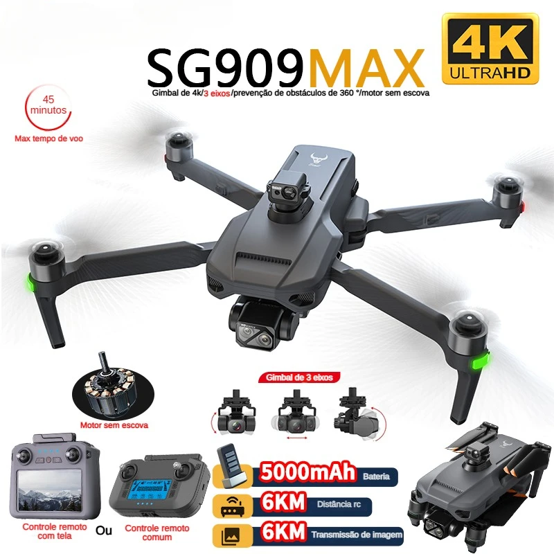 Drone Camera 4K - ZLL SG909 SG909MAX طائرة بدون طيار