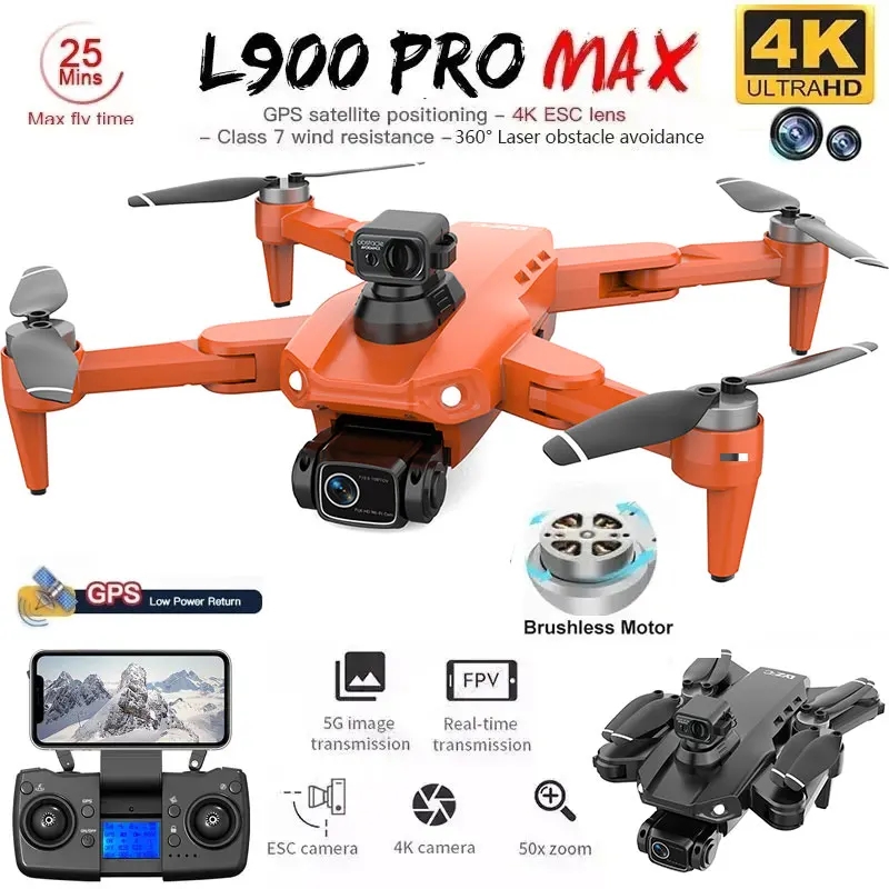 L900 Pro MAX GPS Drone 4K Prof - مراجعة Drone Camera 4K وسعره