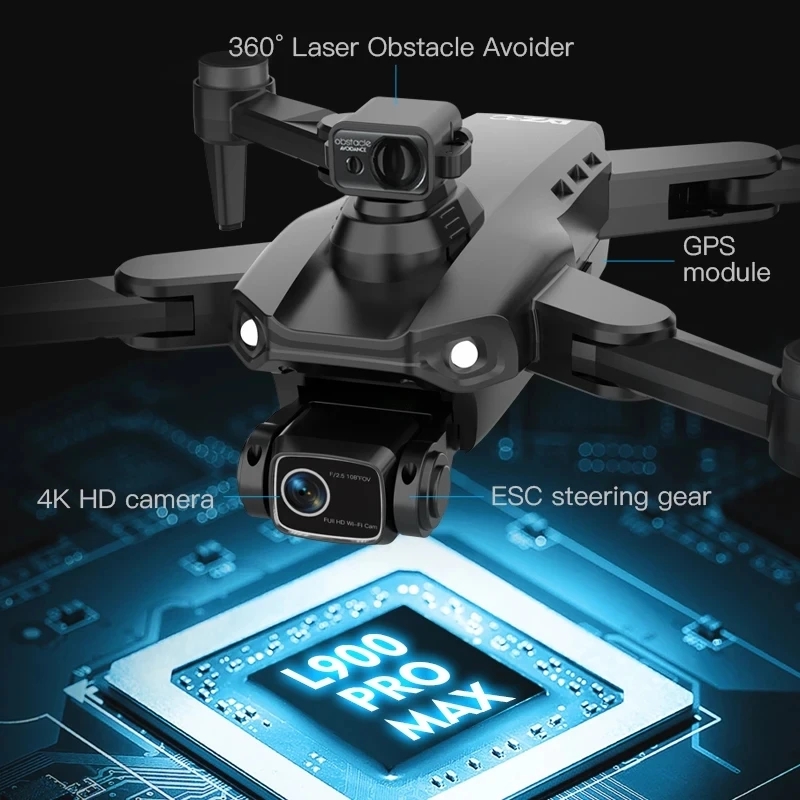 L900 Pro MAX GPS Drone 4K Prof - مراجعة Drone Camera 4K وسعره
