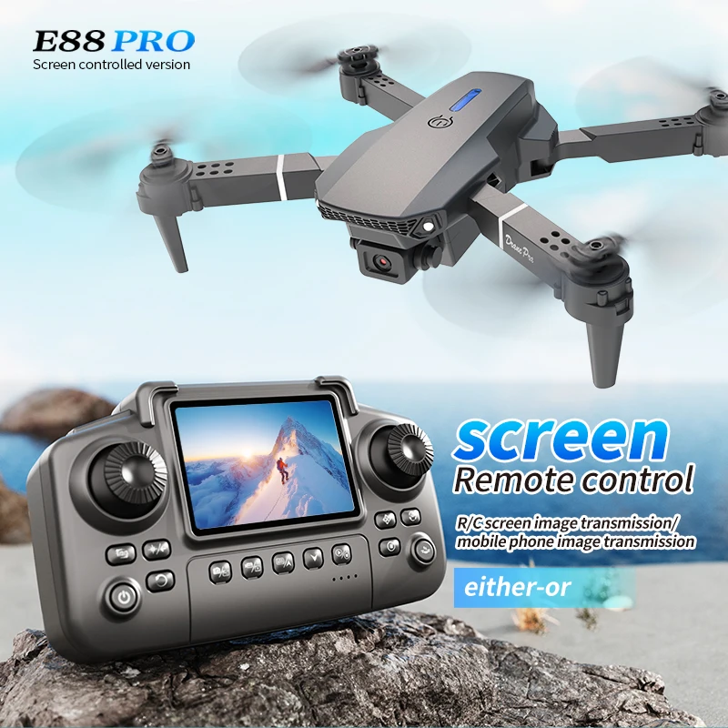 طائرة بدون طيار احترافية E88 P - مراجعة Drone Camera 4K وسعره