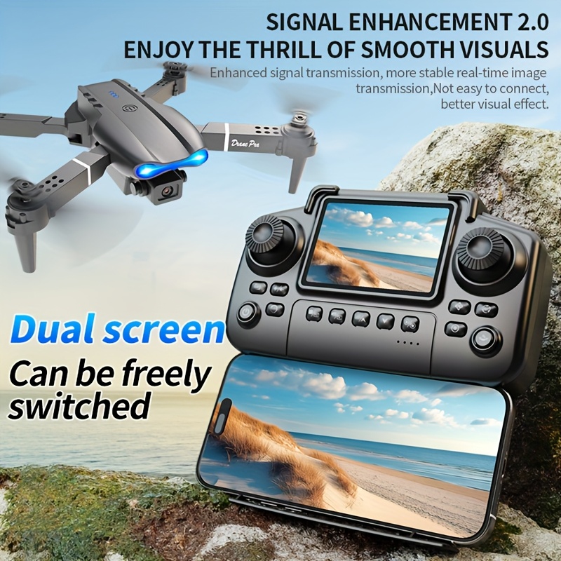 طائرة بدون طيار قابلة للطي E99 - مراجعة Drone Camera 4K وسعره